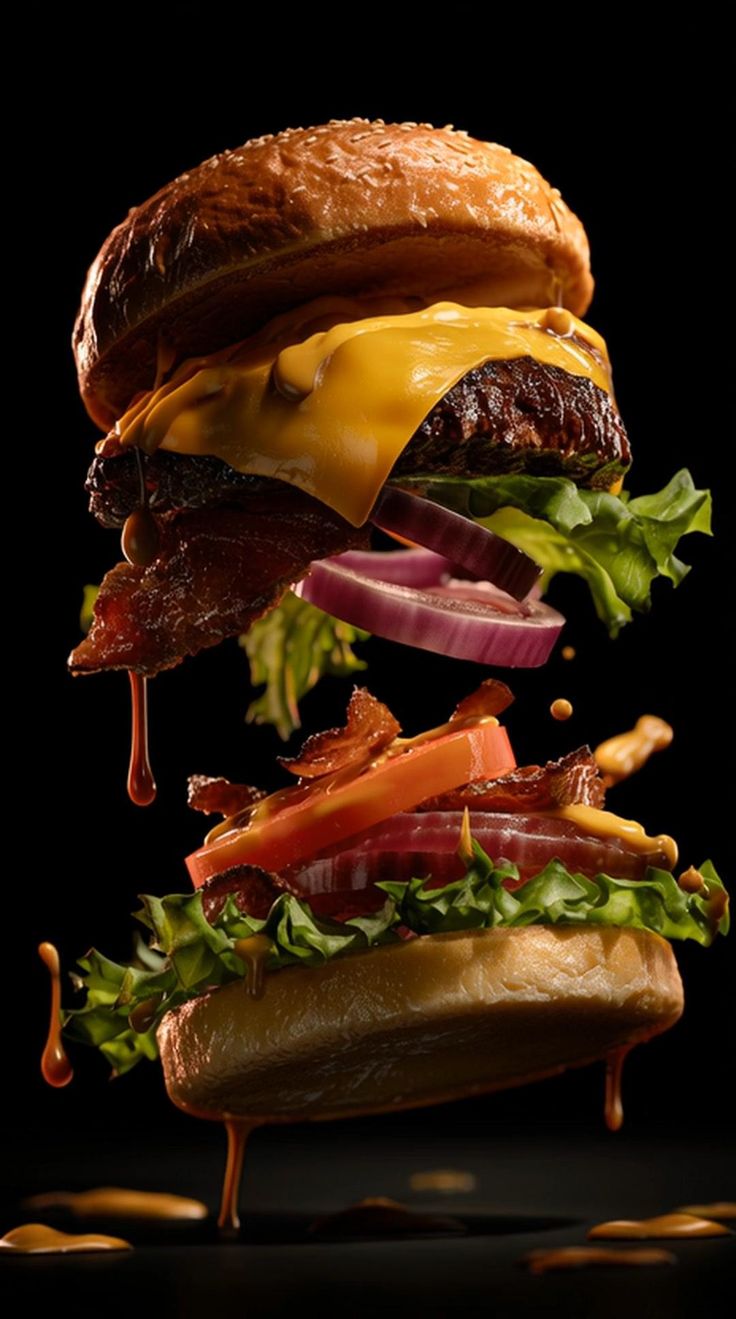 Stacked ChopNow burger